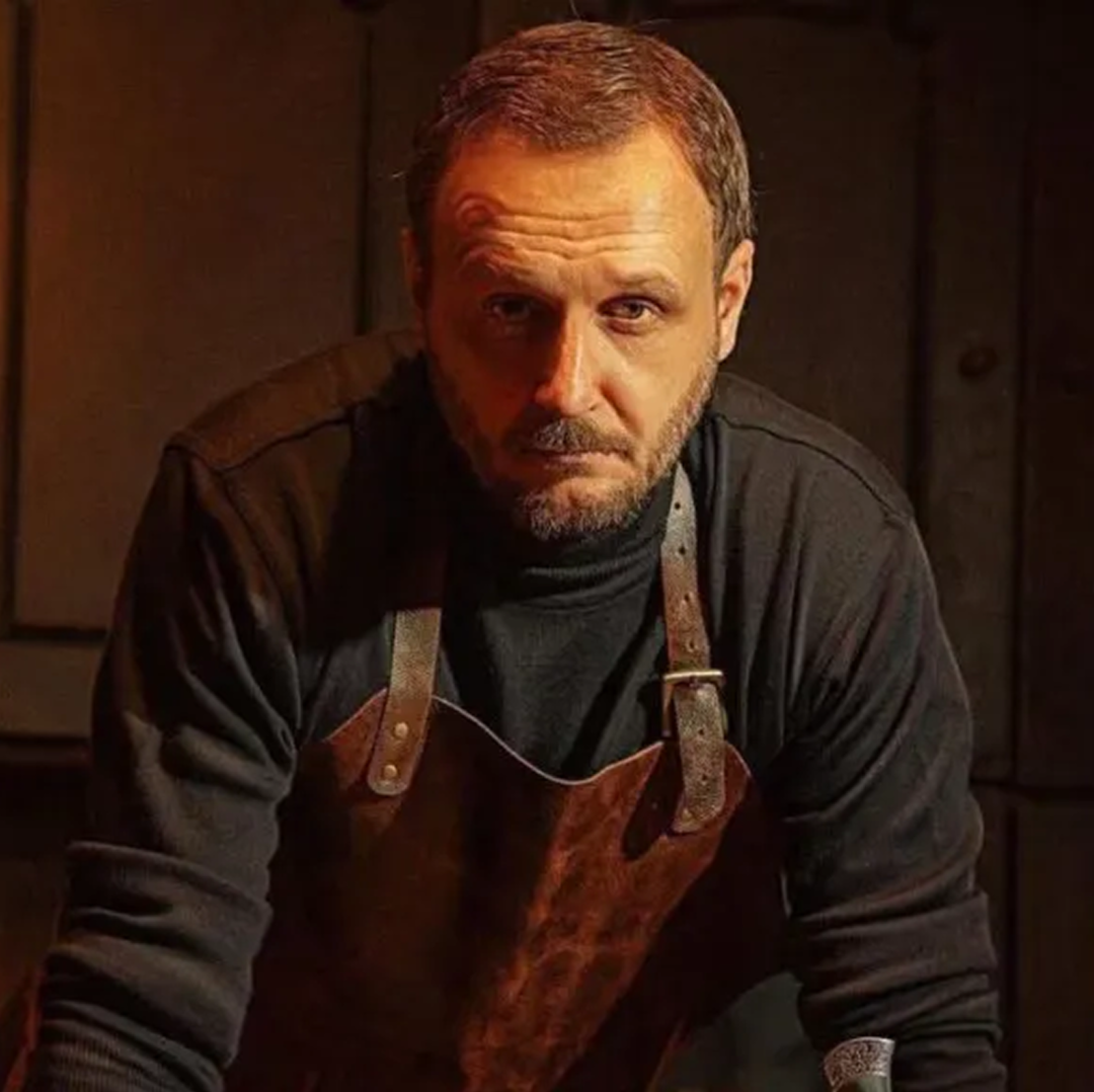 Dinner with buffalo tong